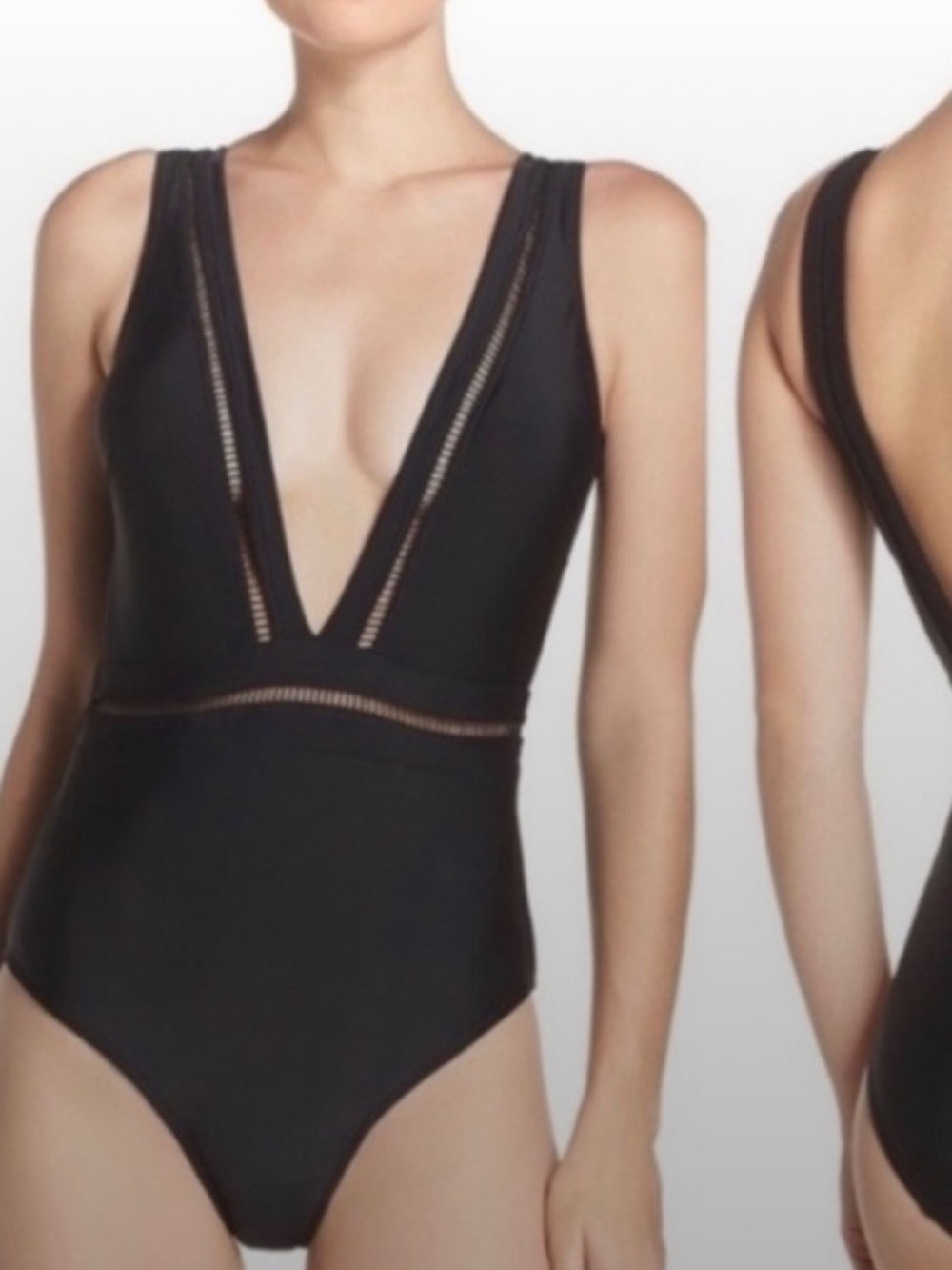 NWT Ted Baker Deep V Plunge Swimsuit
